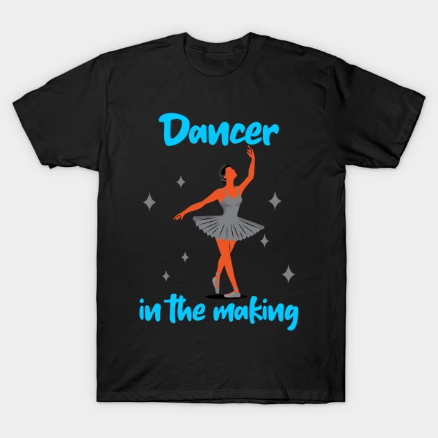 Dancer in the making V-2 T-Shirt by Aversome